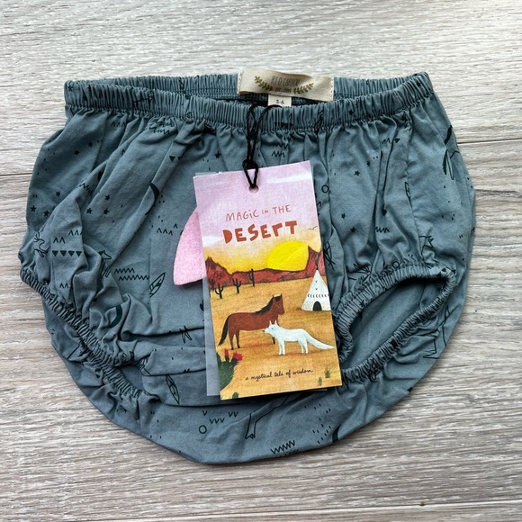 NWT Red Caribou Magic in the Desert Baby Bloomers Cotton Blue - Size 3-6 months - Picture 1 of 7